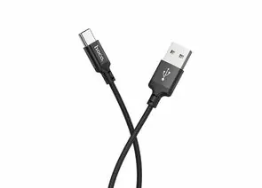 795306 - Кабель USB(A)шт. - type C шт. USB 2.0 hoco X14, AM/Type-C M, черный, 2м, 19157 (1)