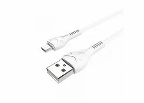 795321 - Кабель USB(A)шт. - miсroUSBшт. USB 2.0 hoco X37, AM/MicroBm, белый, 1м, 19167 (1)