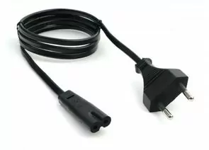 804098 - Кабель питания для магнитофона Cablexpert PC-184-VDE-1M, 1м, CEE 7/16 - C7, VDE, 2-pin, 2х0,75,черн. (1)