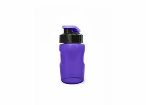 821070 - Бутылка для воды и напит.HEALTH AND FITNESS анатом.формы, 350мл, фиолет,КК0379(КК0155) WOWBOTTLES (1)