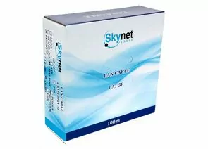 822328 - Кабель SkyNet Premium UTP outdoor 4x2x0,51, трос, медь, FLUKE TEST, кат.5e одножил.,100 м, box,черн (1)