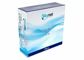 822329 - Кабель SkyNet Premium FTP outdoor 4x2x0,51, трос, медь, FLUKE TEST, кат.5e, одножил.,100 м,box,черн (1)