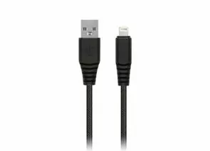 793895 - Дата-кабель USB(A)шт. - 8 pin шт. (iphone) Smartbuy, карбон, экстрапроч.,2 м,2А,черн(iK-520n-2-ks) (1)