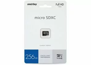 802839 - Флэш-карта (памяти) micro SDXC Smartbuy 256GB Class 10 UHS-1 (без адаптеров) (1)