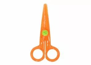 822665 - Ножницы детские Каляка-Маляка безопасные 125 мм ручки пластиковые оранж. Арт.НПКМ (1)