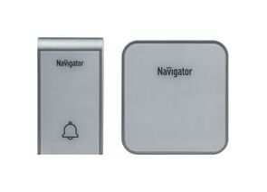 824994 - Navigator Звонок без пров IP20/IP44 65x65x70/40x19x72 пласт бел NDB-D-AC06-1V1-WН 80509 (1)