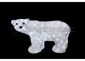 497022 - Фигура акриловая Медведь 200LED, белый, 60см, IP44, трансф., 8W 513-267 Neon Night (1)