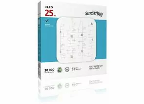 780714 - Smartbuy св-к св/д декоративный 25W(2000lm) 6000K 6К Loongo d320х320х60 мм IP20 SBL-Lng-25-W-6K (1)