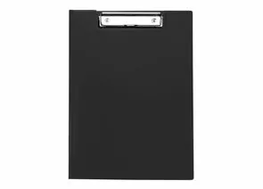 828260 - Папка-планшет с зажимом OfficeSpace А4, пластик, черный 245659 (1)