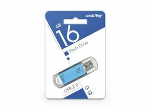 699068 - Флэш-диск (флэшка) USB Smartbuy 16GB V-Cut Blue (SB16GBVC-B) (1)