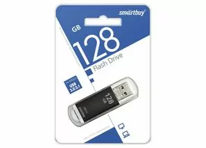 792235 - Флэш-диск (флэшка) USB UFD 3.0 Smartbuy 128GB V-Cut Black (SB128GBVC-K3) (1)