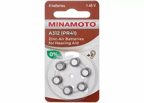 828887 - Э/п Minamoto A312 (PR41) 6/card для слуховых аппаратов (1)