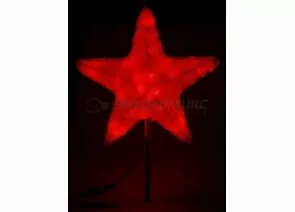 634630 - Фигура акриловая Звезда на елку 50см 160LED красная IP65 513-452 Neon-Night (1)