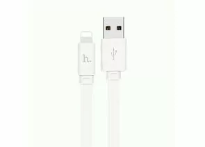 731018 - Кабель USB(A)шт. - 8pin шт. для iPhone 5/6/7/8/X, Ipod, Ipad hoco X5 бамбук, AM/Lightning M,белый,1м (1)
