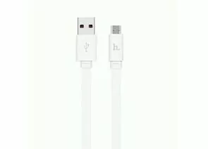 731039 - Кабель USB(A)шт. - micro USBшт. hoco X5 бамбук, AM/microBM, белый, 1м (1)