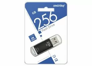 792238 - Флэш-диск (флэшка) USB UFD 3.0 Smartbuy 256 GB V-Cut Black (SB256GBVC-K3) (1)