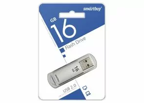 792313 - Флэш-диск (флэшка) USB UFD Smartbuy 16GB V-Cut Silver (SB16GBVC-S) (1)