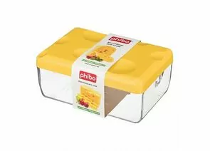 828749 - Контейнер для сыра (16*11*7см), желтый 431244706 Бытпласт Phibo (1)