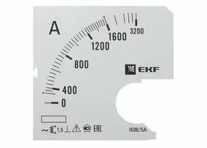 829304 - EKF Шкала сменная для A961 1600/5А-1,5 PROxima s-a961-1600 (1)