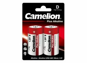 112576 - Элемент питания Camelion Plus Alkaline LR20/373 BL2 (1)