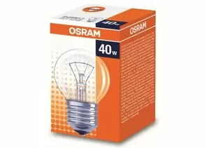 28377 - Лампа накал. OSRAM P E27 40W шар прозрачная 4008321788764 (1)