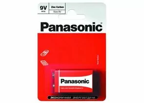 62135 - Элемент питания Panasonic Zinc Carbon 6F22 BL1 (1)
