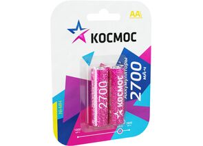 97895 - Аккумулятор Космос /R6 2700mAh Ni-MH BL2 (1)