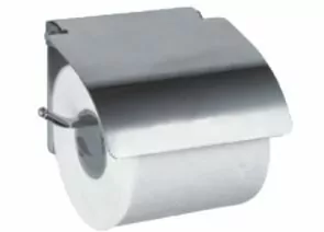 803320 - Haiba Держатель д/туалетной бумаги с крышкой настенный, хром, HB504 (1)