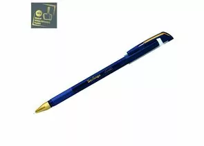 829553 - Ручка шариковая Berlingo xGold синяя, 0,7мм, игольчатый стержень, грип 243017 (1)