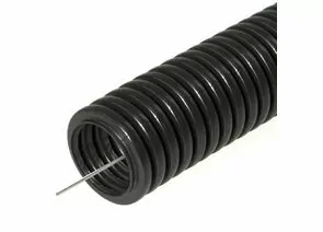 784009 - Труба гофрированная ПНД d16 мм черная с зондом (100м/уп, цена за метр) 133-00016 Пан-Электро (1)