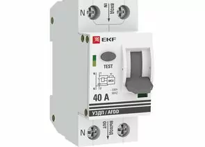 825078 - EKF PROxima Устройство защиты от дугового пробоя 2P+N 40А 6 кА УЗДП afdd-2-40-pro (1)