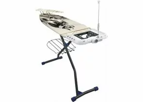 829504 - Доска гладильная Верона ДВ1/1 с дев,122*42см, h=до1м, стол/мет.моноб, EUROподст п/утюг,удл.1,9м Nika (1)