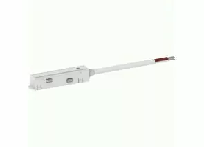 835929 - Feron Соединитель-коннектор для магнитного шинопровода, белый токоввод 0,5м LD3000 41968 (1)