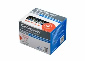 837729 - Элемент питания GoPower LR6 BOX20 S4 Alkaline 1.5V (1)