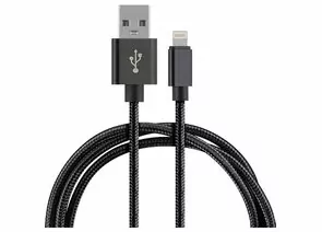 838837 - Кабель Energy ET-25 USB(A)шт. - 8 pin шт. (lightning, iphone), 1м, черный (1)