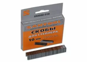 604023 - SANTOOL Скобы 11,4х10мм, толщина 0,75мм ТИП53 д/мебельн.степлера 1000шт/уп, цена за уп,арт.32330-010 (1)