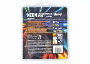 843083 - Uniel NEON гибкий неон, бухта 5м, холодный свет ULS-N01-2835-120LED/m-6mm-IP67-DC12V-9W/m-5M-6500K (1)