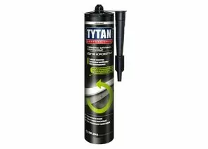 840881 - Tytan (Титан) Professional герметик битумно-каучуковый для кровли черный 310мл, арт.17584 (1)