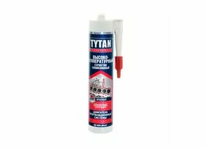 840882 - Tytan (Титан) Professional герметик силиконовый 280мл высокотемпературный (+350С) красный, арт.59598 (1)