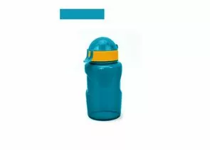 848978 - Бутылка для воды и напит. с трубочкой LIFESTYLE, 350мл, бирюзовая, КК0350 WOWBOTTLES (1)
