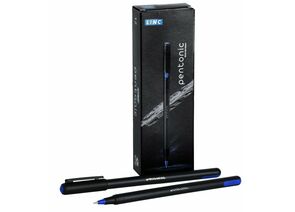 850431 - Ручка шариковая Linc PENTONIC синий 0,7 мм круглый корпус игольчатый наконечник (12!) арт.7024/Box (1)