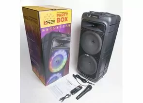 850752 - Музыкальный центр B52 Party Box, 40W (2x20W), АКБ 4500mA/h, Вluetooth до10м, USB, FM, микрофон,10100 (1)