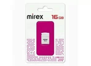 852539 - Флэш-диск USB 16Gb Mirex MINCA WHITE (ecopack) (1)