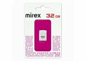 852540 - Флэш-диск USB 32Gb Mirex MINCA WHITE (ecopack) (1)