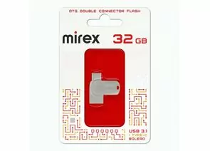 852544 - Флэш-диск 32Gb/USB 3.1/Type-C DCF Mirex BOLERO (ecopack) (1)