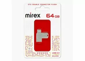 852545 - Флэш-диск 64Gb/USB 3.1/Type-C DCF Mirex BOLERO (ecopack) (1)