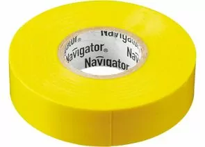 634094 - Navigator изолента ПВХ 19/20 желтая (10!) 71112 (1)