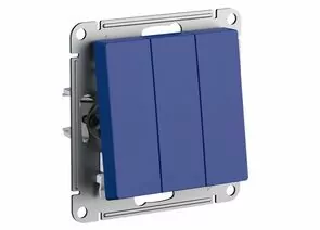 852245 - Systeme Electric AtlasDesign мех. выкл. СУ 3 кл. аквамарин (пл.осн.) ATN001131 (5!) (1)