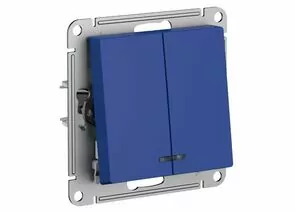852257 - Systeme Electric AtlasDesign мех. выкл. СУ 2 кл. аквамарин (пл.осн., инд.) ATN001153 (5!) (1)