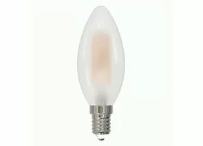 856179 - Volpe C35 свеча E14 7W(750lm) 4000K 4K матовая 98x35 LED-C35-7W/4000K/E14/FR/SLF (1)